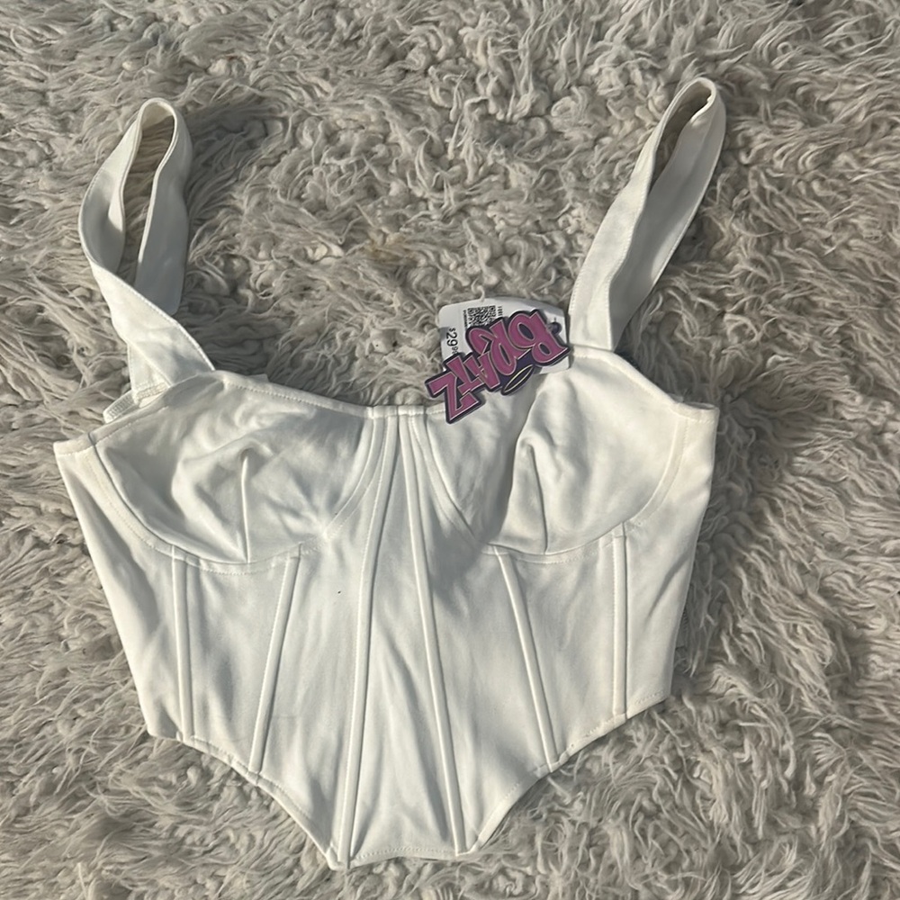 White Corset Top